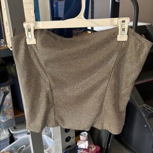 Gold Rhinestone Embellished top